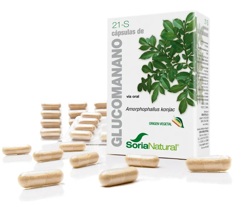 Soria 21-S Glucomannan 400 mg 60 Caps