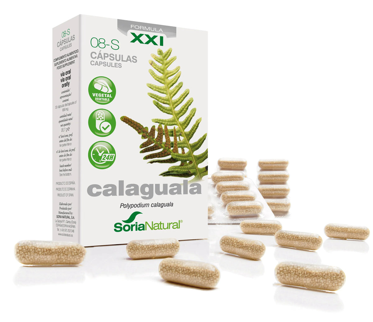 Soria 8-S Calaguala 310 Mg 30 Sustained-Release Capsules