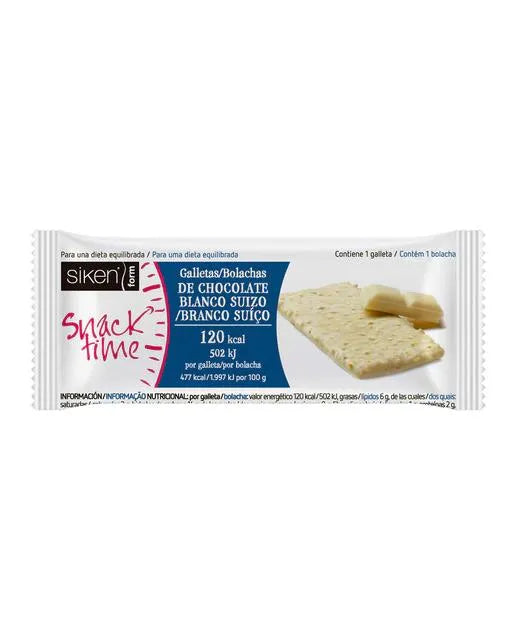 3x Siken Form White Chocolate Cookie 25g