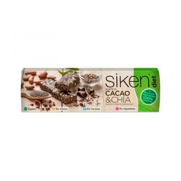 Siken Diet Vegan Cocoa-Chia Bar 1U