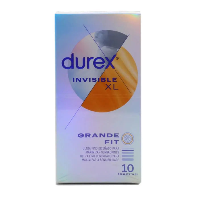 Durex Invisible XL Ultra Thin Condoms 10 pack