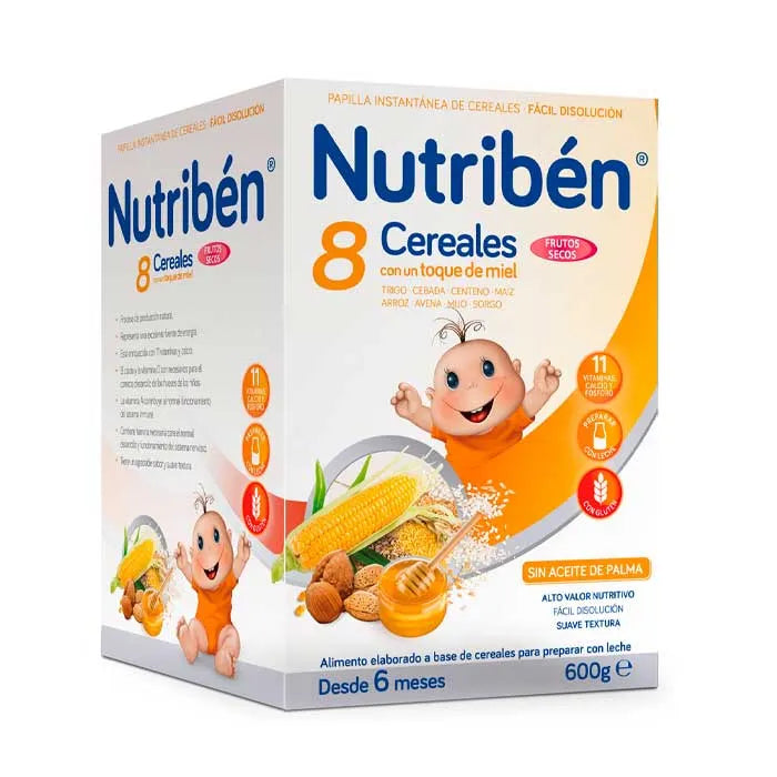 NUTRIBEN Nutribén 8 Müsli, Honig und Trockenfrüchte 600g