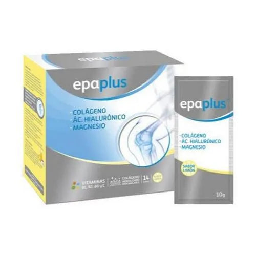 Epaplus Collagen Hyaluronic Acid Magnesium Lemon Flavor 14 Powder Sachets