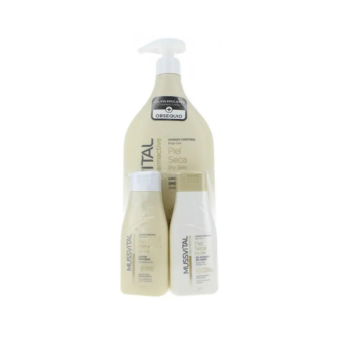 Mussvital Dermactive Emollient Lotion 1000ml Set 3 Artikel