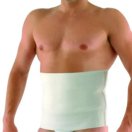 Varisan Wool and Cotton Elastic Support Belt with Velcro, Size L, 105 cm
