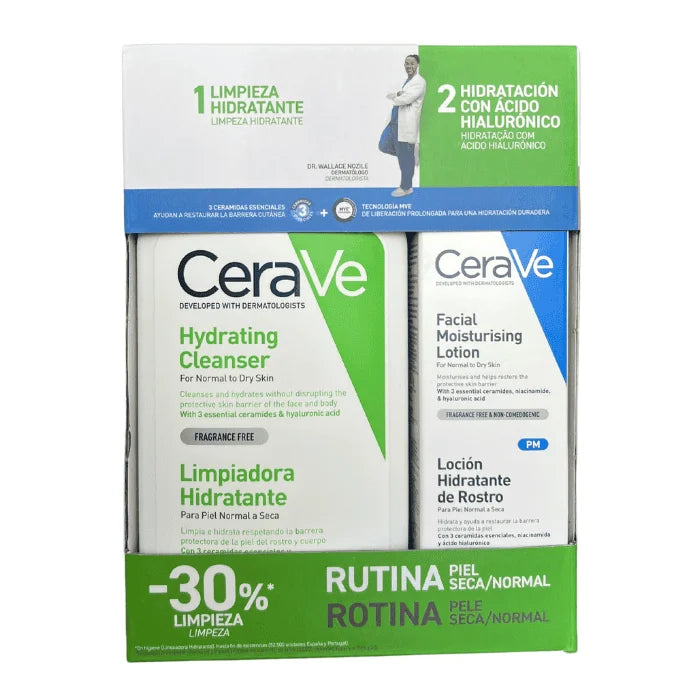 Cerave Hydrating Cleanser 473ml Set 2 Artikel