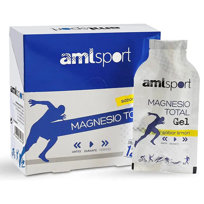 Amlsport Magnesium Total Gel Zitrone 12 Sachets