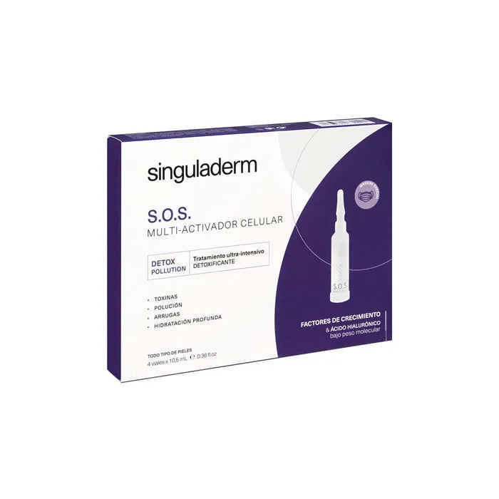 PRIMADERM Singuladerm S.O.S. Multi-Cellular Activator Entgiftende Behandlung 4x10,5ml