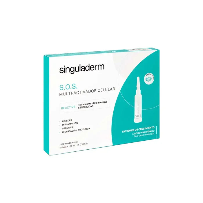 PRIMADERM Singuladerm S.O.S. Multizellularer Aktivator Ultra-Intensiv-Empfindlichkeitsbehandlung 4x10,5ml