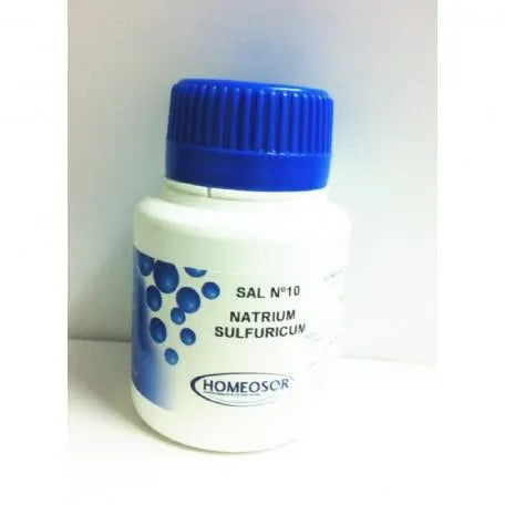 Natrium Sulfuricum Schuessler Salt No. 10 x 100 Tablets Pharmasor Homeosor