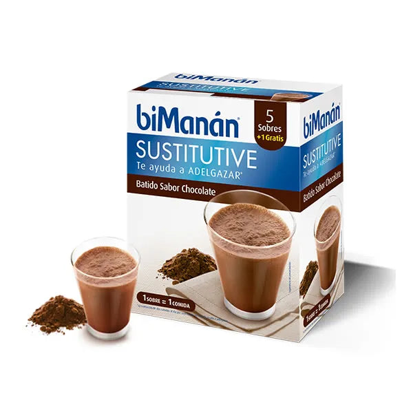 BIMANÁN Bimanan Sustitutive Schokoladen-Milkshake 5 Einheiten