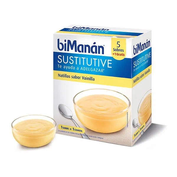 BIMANÁN Bimanan Sustitutive Vanillengeschmack 5 Einheiten