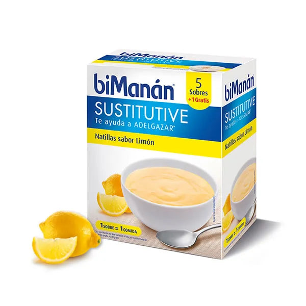 BIMANÁN Bimanan Sustitutive Lemon Custard Alternative 5 Einheiten