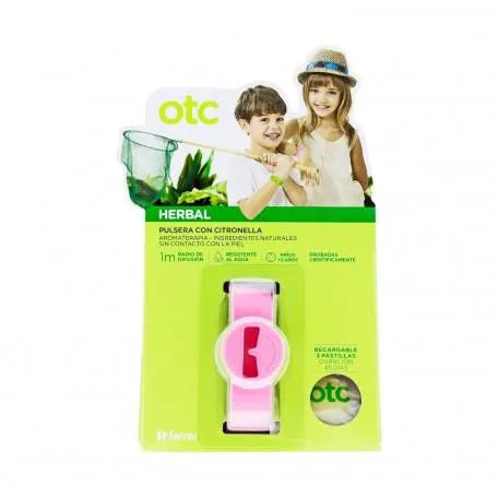 Otc Herbal Children's Mosquito Repellent Bracelet Pink