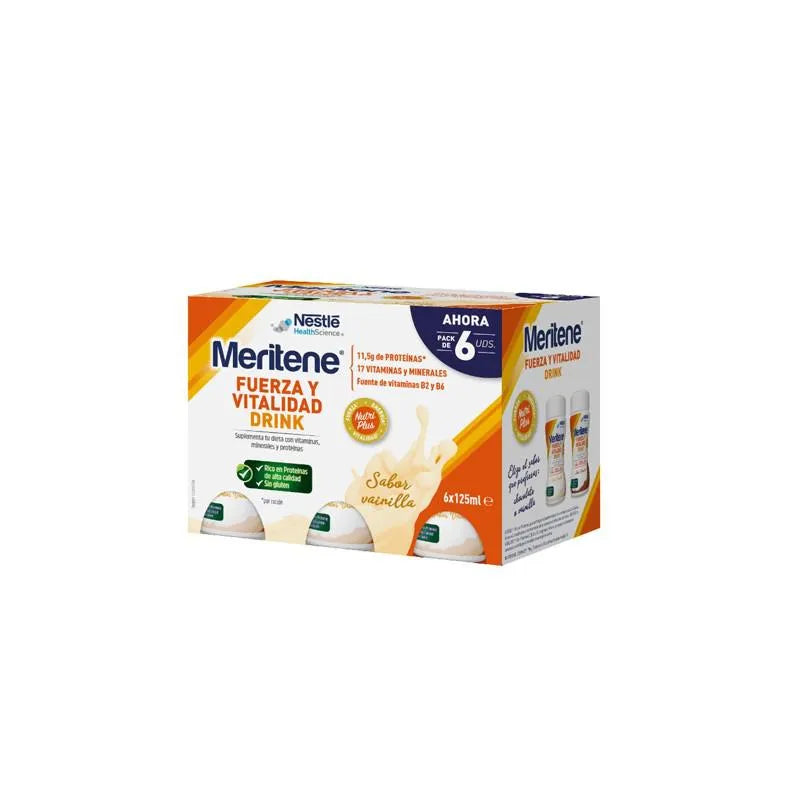 Meritene Vanilla Drink 6x 125ml