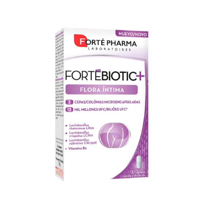 Forté Pharma Fortebiotic+ Intimate Flora 15 Capsules