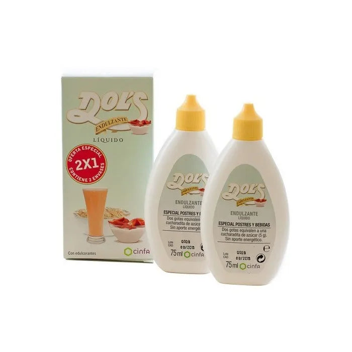 Cinfa Dols liquid sweetener 75+75ml