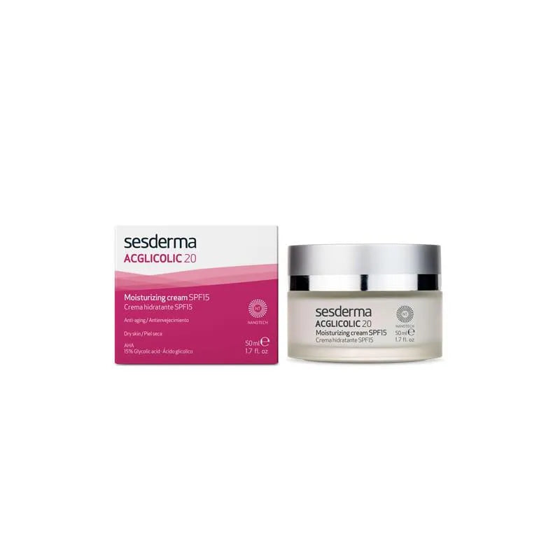 Sesderma Acglicolic 20 Moisturizing Cream SPF15 50ml