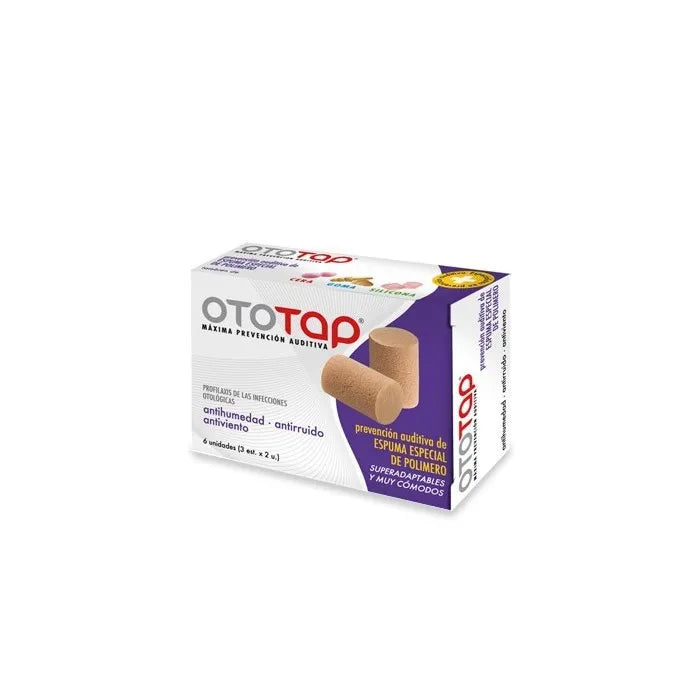 Ico Ototap Earplugs Foam Earplugs 6 pieces