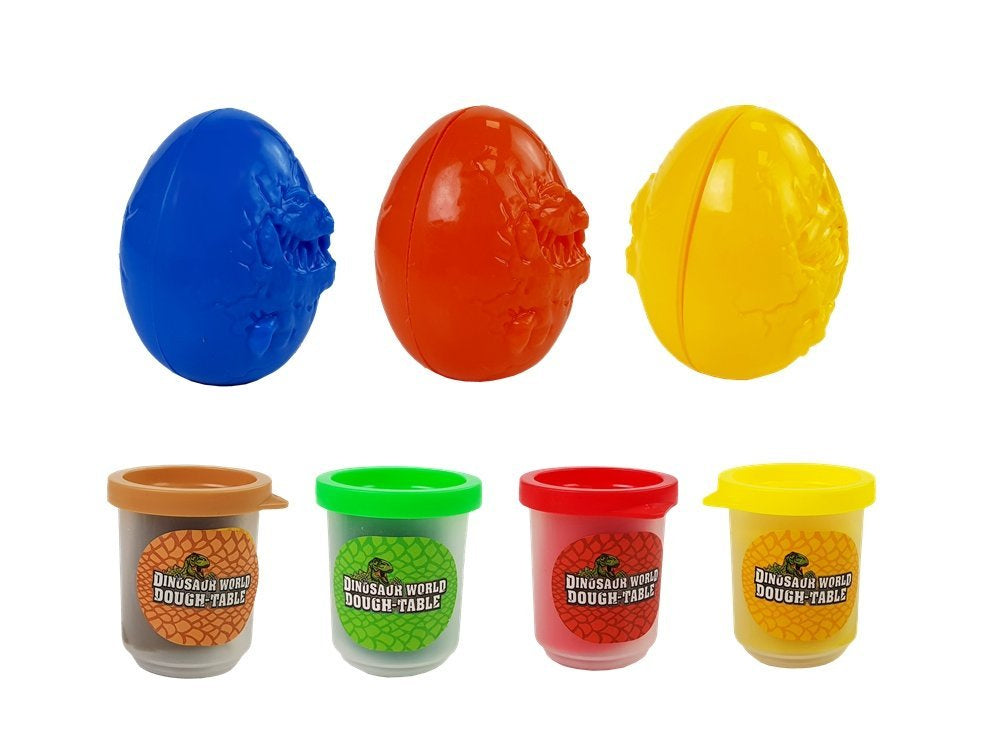 LEAN Toys Spielteig Dinosaurier Eierform 12 Stück 4 Farben – Produktabbildung 5