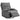 Recliner chair with footrest, lounge chair, swivel, up to 150 kg, steel frame, 88x96x108cm, dark gray