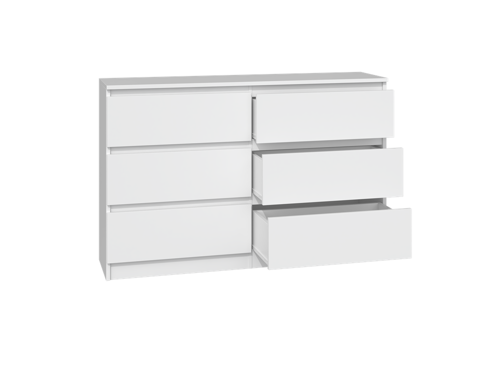 Kommode Malwa M6/120 WEISS – Produktabbildung 2