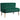 HOMCOM Sofa Retrodesign 2-Sitzer-Sofa, Holzbeine, 117 cm x 56,5 cm x 77 cm, Dunkelgrün