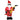 Christmas Decoration Inflatable Santa Claus Outdoor Christmas Decoration, incl. blower, 1.40 m, Red + White