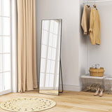HOMCOM Großer Standspiegel, Wandspiegel, Ganzkörperspiegel, 161,5 cm, Silber – Produktabbildung 9
