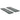 Set of 2 sun lounger cushions, extra thick 8cm garden lounger pad, dark grey, cushions ONLY