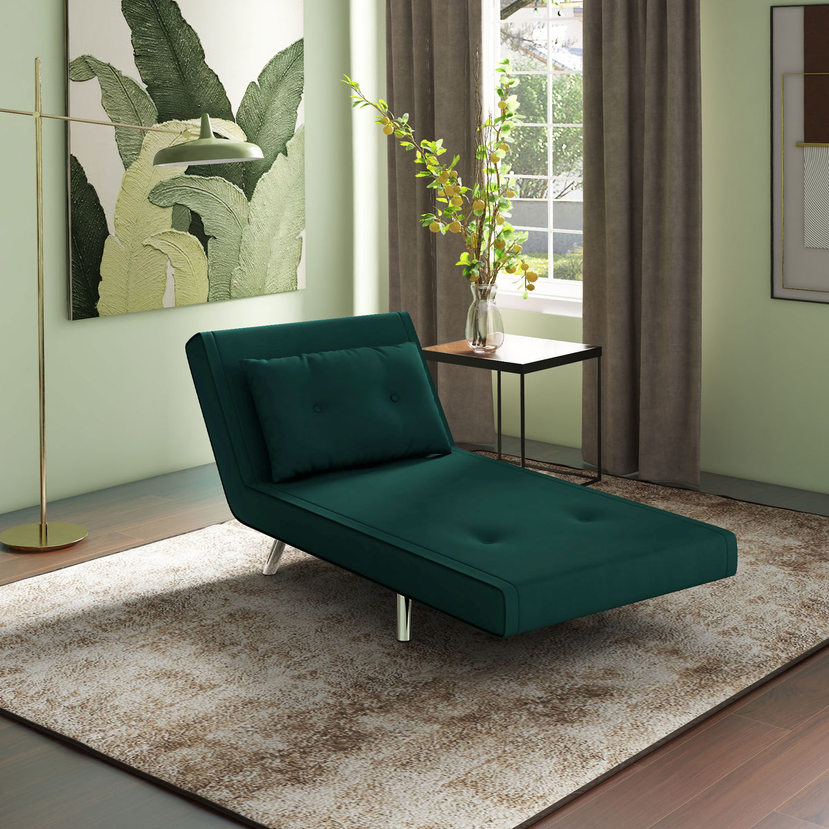 HOMCOM Liegesessel Sessel mit Liegefunktion Schlafsessel, Knopfheftung, Leinenoptik, 77 cm x 88 cm x 83 – Produktabbildung 2