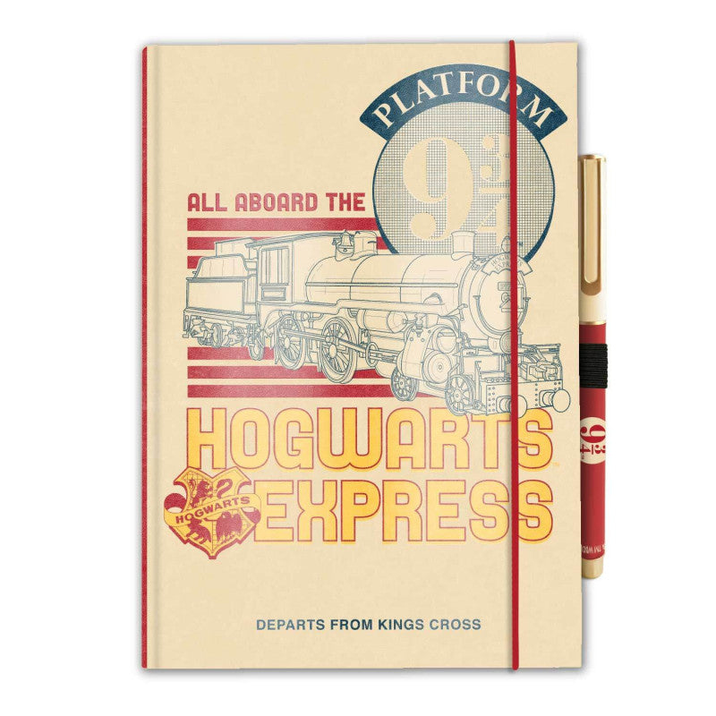 Harry Potter - Notizbuch / Notiz- blok A5 s platformou für Stift 9 3/4