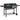 Gas grill BBQ grill, incl. thermometer, warming racks, 161 x 54 x 103 cm, black + silver