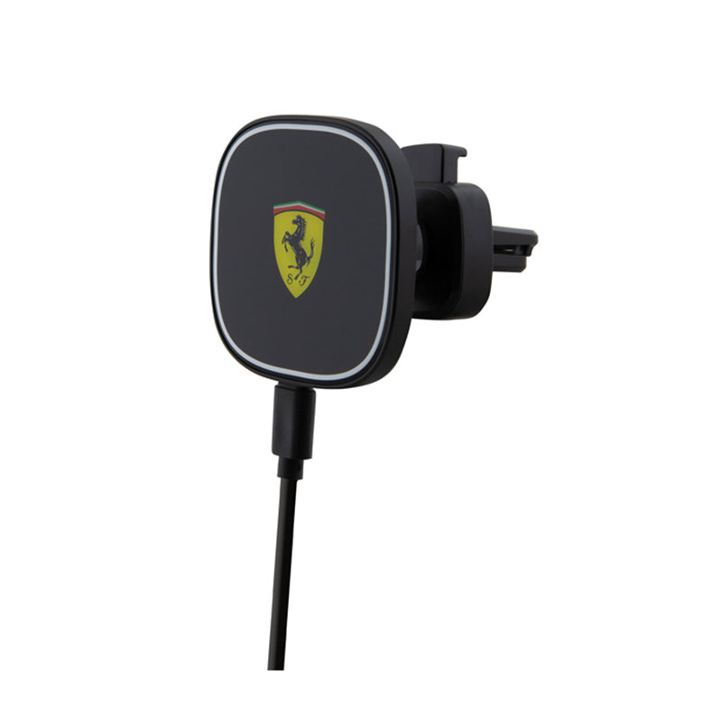 Ferrari MagSafe Collection - magnetische Autohalterung s 15W bezdrátovým Laden (schwarz)