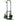 Folding stair-climbing hand truck, transport trolley with steel frame, max. 120kg