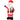 Inflatable Santa Claus, 243 cm, with bright LED light, Christmas decoration for indoor and outdoor use, red