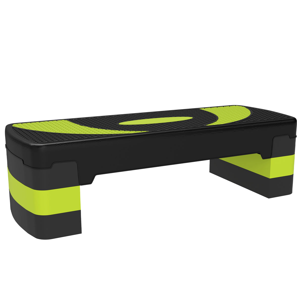 Aerobic stepper, height-adjustable, for indoor and outdoor use, weight capacity up to 150 kg, 80 x 31 x 10-20 cm