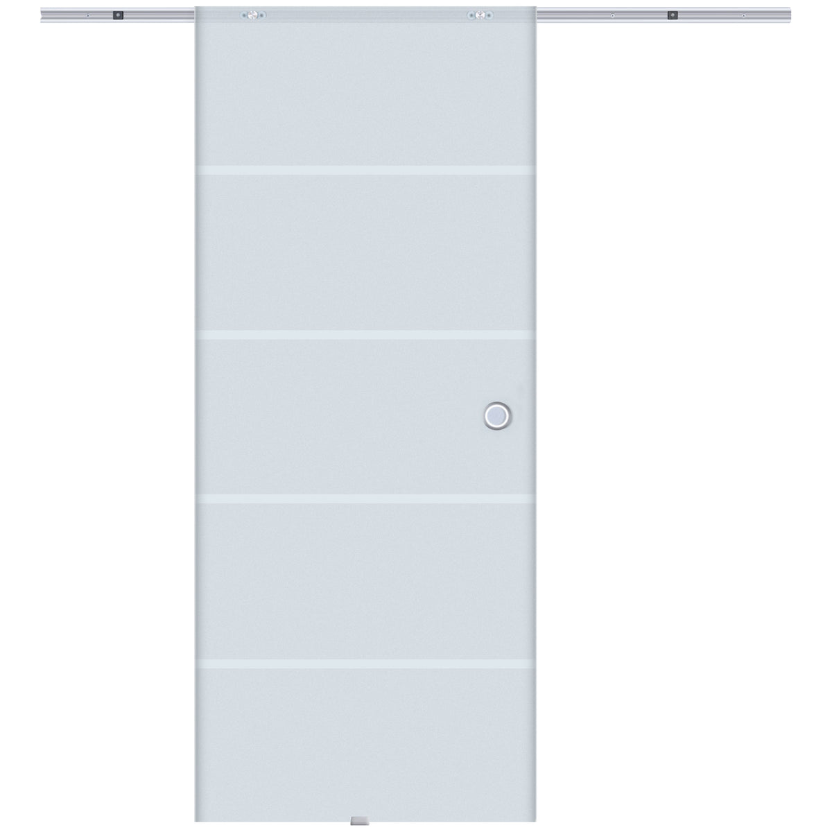 Glass sliding door sliding door glass door room door partially frosted 900 x 2050 mm