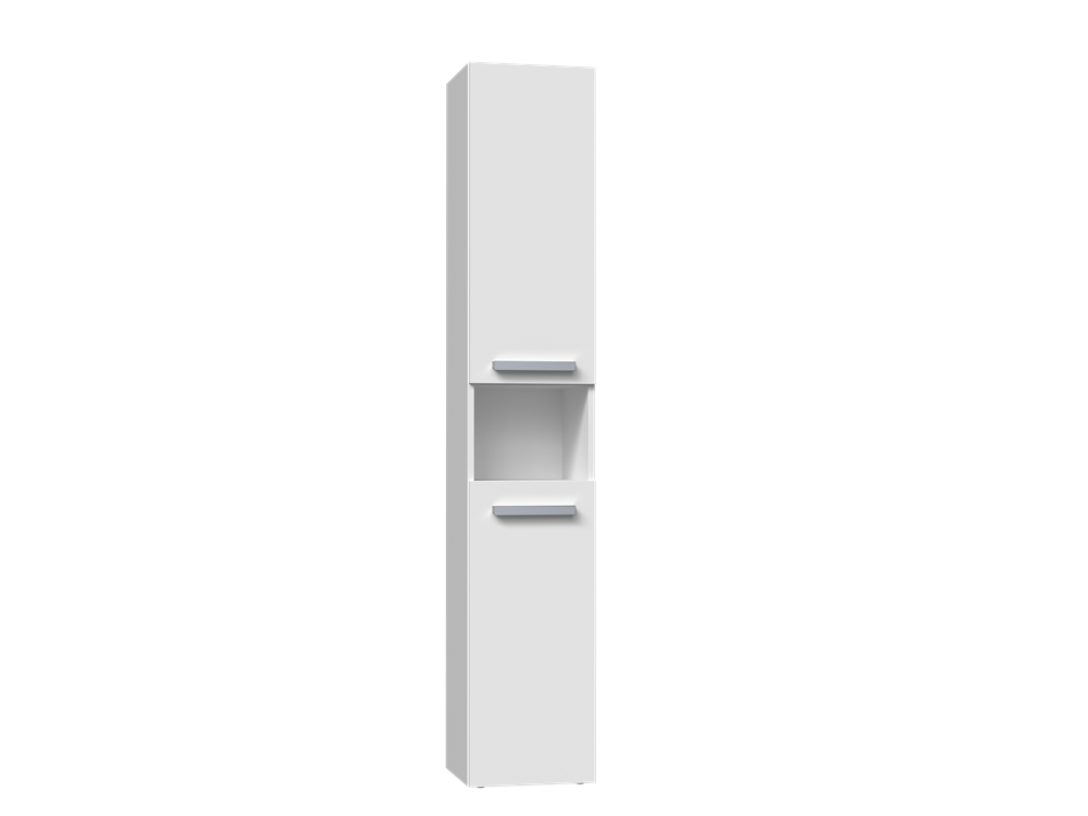 Badezimmer-Hochschrank Nel I WEISS – Produktabbildung 2
