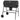 Metal charcoal BBQ smoker grill with lid, thermometer, wheels, grill cart 95x71.5x102 cm black