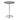 Modern round bar table dining table 360° swivel table height-adjustable bistro table standing table kitchen