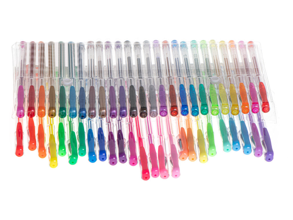 IKONKA Farbige Glitzergelstifte im Set zu 50 Stück – Produktabbildung 2