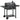 Charcoal BBQ Grill Smoker, incl. thermometer, bottle opener, 120 x 64 x 114 cm, black