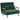 Sofa bed, 2-seater sofa, velvet sofa, sleeping function, incl. 2 cushions, velvet look, nature + green