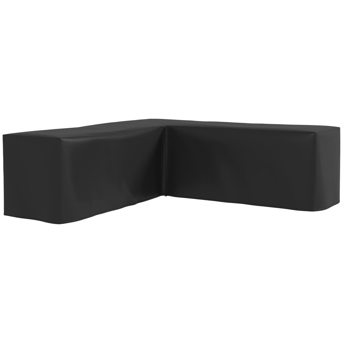 Outsunny Schutzhülle für Gartenmöbel L-förmige Wasserdicht Abdeckung für Ecksofa, Anti-UV 250 x 250 x 79 cm