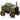 Outsunny Hochbeet im Holzwagen-Design, Brandlackierung, beweglich, wetterbeständig, Braun