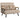 Sleeper chair, guest bed, wooden armrests, metal frame, up to 120 kg, 102x73x81cm, light brown
