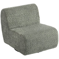 HOMCOM Sessel Drehbarer Loungesessel mit Chenille-Optik, Breiter Sitzfläche, für Wohnzimmer, Schlafzimmer