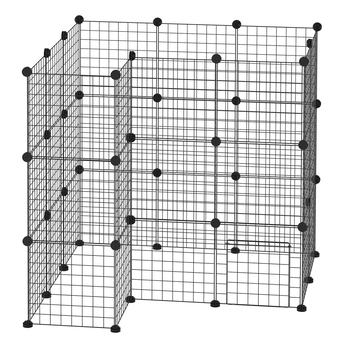 PawHut Freigehege, Freilaufgehege, Laufstall mit 36 Platten, Kleintiergehege für Kleintiere – Produktabbildung 10