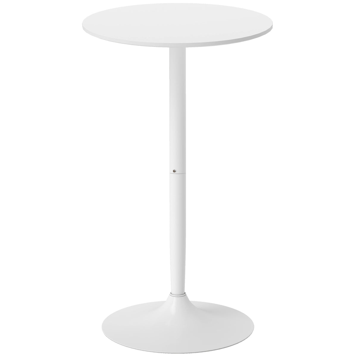 Bar table standing table, table for 2 people, 60 x 60 x 102 cm, white